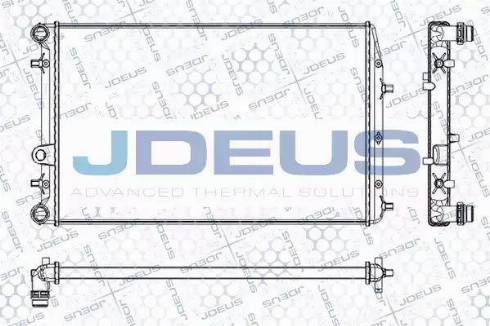 Jdeus RA0250080 - Radiators, Motora dzesēšanas sistēma adetalas.lv