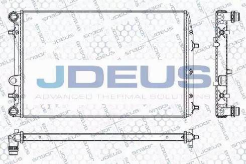 Jdeus RA0250110 - Radiators, Motora dzesēšanas sistēma adetalas.lv