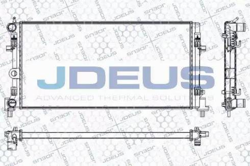 Jdeus RA0250130 - Radiators, Motora dzesēšanas sistēma adetalas.lv