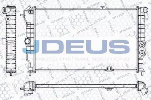 Jdeus RA0200560 - Radiators, Motora dzesēšanas sistēma adetalas.lv