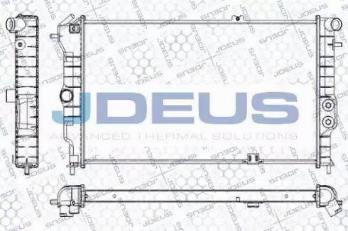 Jdeus RA0200561 - Radiators, Motora dzesēšanas sistēma adetalas.lv