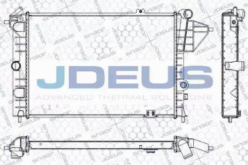 Jdeus RA0200580 - Radiators, Motora dzesēšanas sistēma adetalas.lv