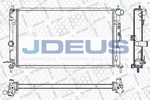 Jdeus RA0200681 - Radiators, Motora dzesēšanas sistēma adetalas.lv