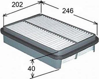 JS Asakashi A9204 - Gaisa filtrs adetalas.lv