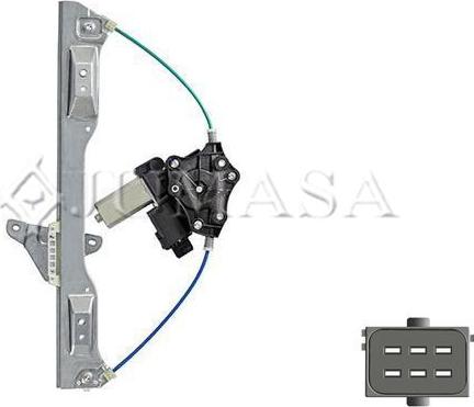 Jumasa ZR OPO93 L C - Stikla pacelšanas mehānisms adetalas.lv