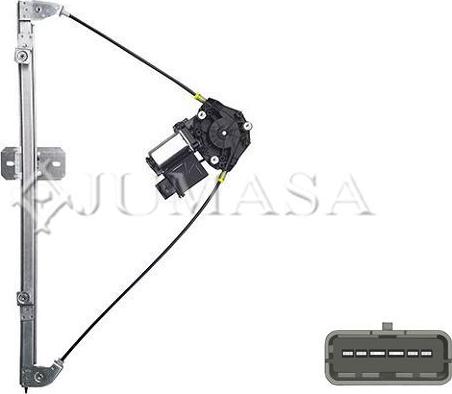 Jumasa ZR ZAO145 L C - Stikla pacelšanas mehānisms adetalas.lv