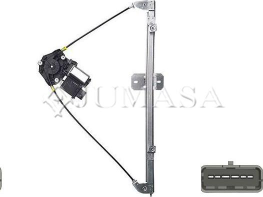 Jumasa ZR ZAO145 R C - Stikla pacelšanas mehānisms adetalas.lv