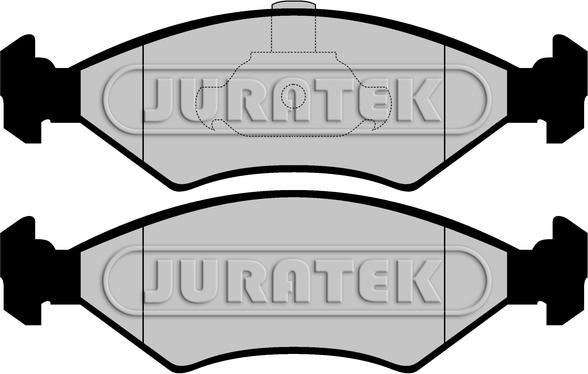 Juratek JCP1081 - Bremžu uzliku kompl., Disku bremzes adetalas.lv