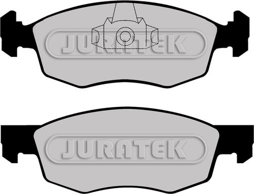 Juratek JCP1376 - Bremžu uzliku kompl., Disku bremzes adetalas.lv