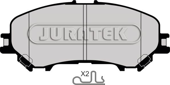 Juratek JCP8146 - Bremžu uzliku kompl., Disku bremzes adetalas.lv