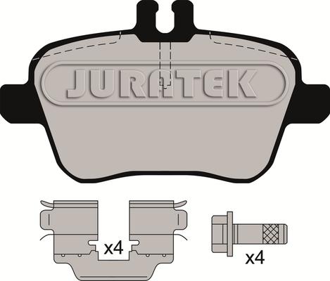 Juratek JCP8134 - Bremžu uzliku kompl., Disku bremzes adetalas.lv