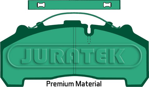 Juratek JCP2000 - Bremžu uzliku kompl., Disku bremzes adetalas.lv