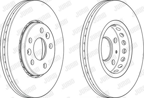 Jurid 563158JC - Bremžu diski adetalas.lv