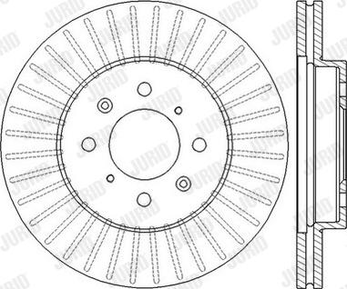 Jurid 562545J-1 - Bremžu diski adetalas.lv