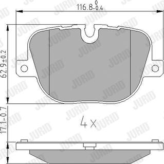 Maxgear 19-3159 - Bremžu uzliku kompl., Disku bremzes adetalas.lv