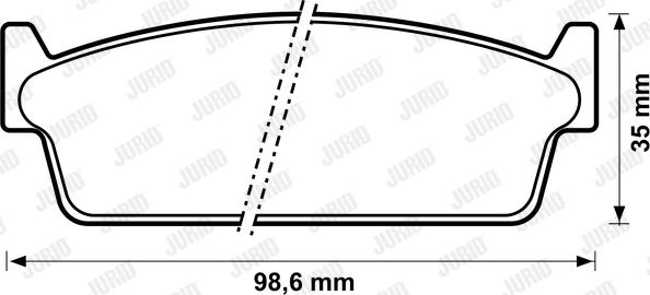 Jurid 572152J - Bremžu uzliku kompl., Disku bremzes adetalas.lv