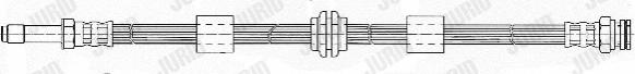 Jurid 172484J - Bremžu šļūtene adetalas.lv