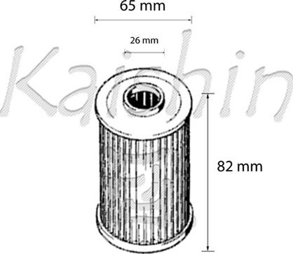 Kaishin O961 - Eļļas filtrs adetalas.lv