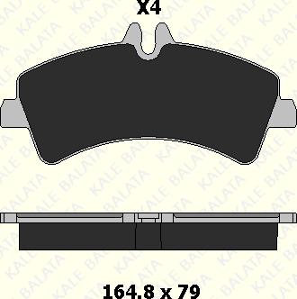 KALE 29217 208 04 - Bremžu uzliku kompl., Disku bremzes adetalas.lv