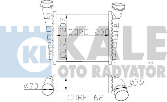 KALE OTO RADYATÖR 342700 - Starpdzesētājs adetalas.lv