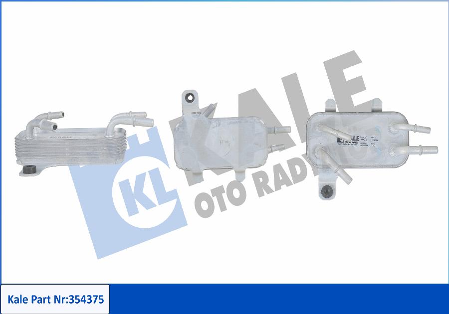 KALE OTO RADYATÖR 354375 - Eļļas radiators, Motoreļļa adetalas.lv