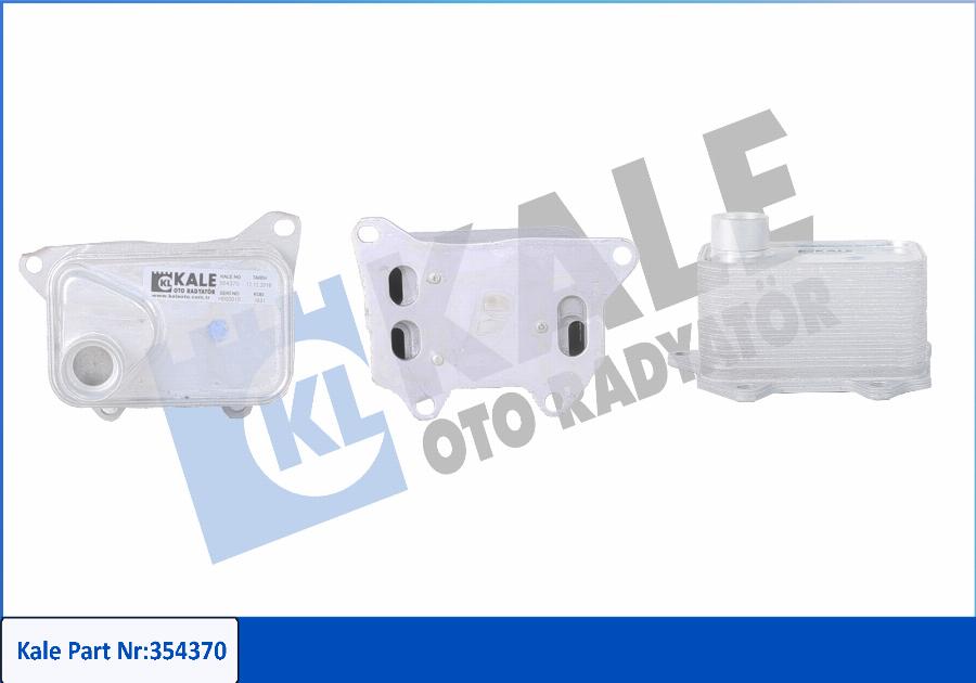 KALE OTO RADYATÖR 354370 - Eļļas radiators, Motoreļļa adetalas.lv