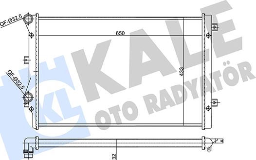 KALE OTO RADYATÖR 356985 - Radiators, Motora dzesēšanas sistēma adetalas.lv