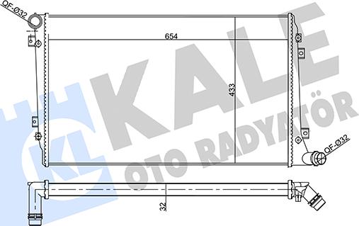 KALE OTO RADYATÖR 356930 - Radiators, Motora dzesēšanas sistēma adetalas.lv