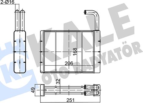 KALE OTO RADYATÖR 356220 - Siltummainis, Salona apsilde adetalas.lv