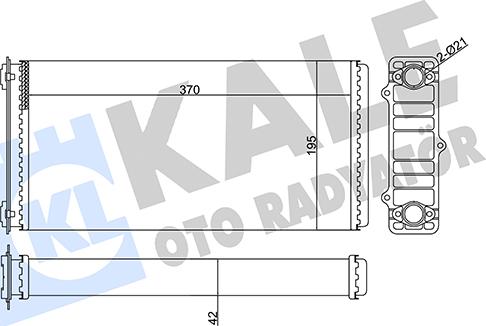 KALE OTO RADYATÖR 351690 - Siltummainis, Salona apsilde adetalas.lv