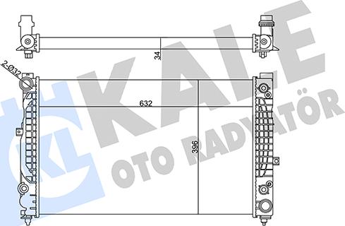 KALE OTO RADYATÖR 358975 - Radiators, Motora dzesēšanas sistēma adetalas.lv