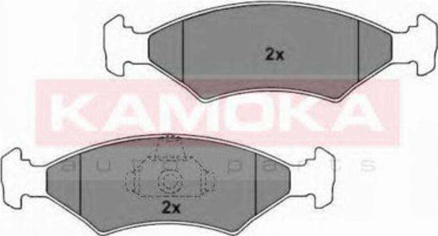 Kamoka 1012162 - Bremžu uzliku kompl., Disku bremzes adetalas.lv