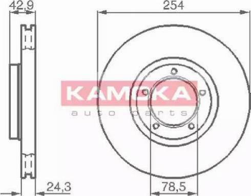 Kamoka 1031696 - Bremžu diski adetalas.lv