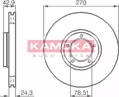 Kamoka 1031698 - Bremžu diski adetalas.lv