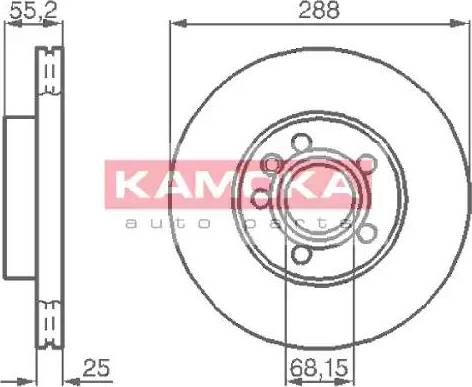 Kamoka 1031692 - Bremžu diski adetalas.lv