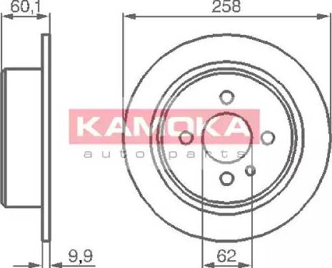 Kamoka 103186 - Bremžu diski adetalas.lv