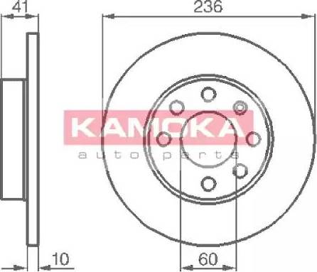 Kamoka 103208 - Bremžu diski adetalas.lv