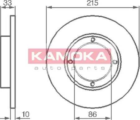 Kamoka 1032196 - Bremžu diski adetalas.lv