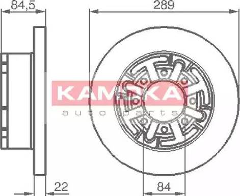 Kamoka 103281 - Bremžu diski adetalas.lv