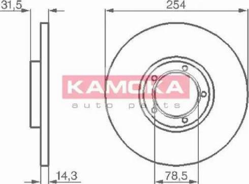 Kamoka 103276 - Bremžu diski adetalas.lv