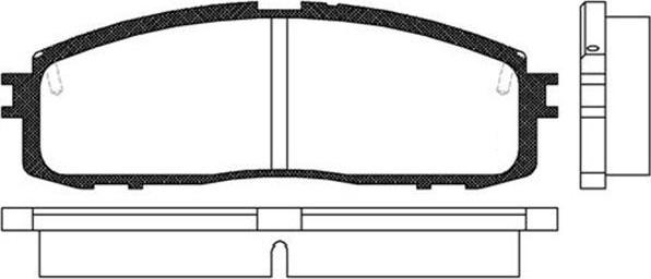 Roulunds Rubber 465781 - Bremžu uzliku kompl., Disku bremzes adetalas.lv