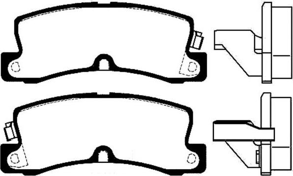 Kavo Parts BP-9050 - Bremžu uzliku kompl., Disku bremzes adetalas.lv