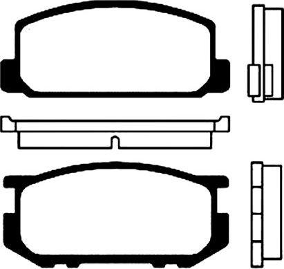 Kavo Parts BP-9003 - Bremžu uzliku kompl., Disku bremzes adetalas.lv