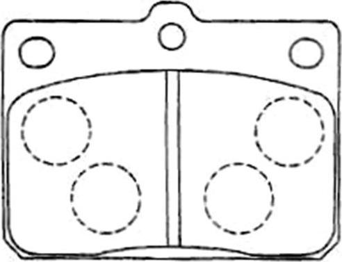 Kavo Parts BP-9089 - Bremžu uzliku kompl., Disku bremzes adetalas.lv