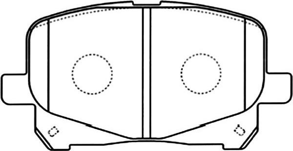 Kavo Parts BP-9085 - Bremžu uzliku kompl., Disku bremzes adetalas.lv