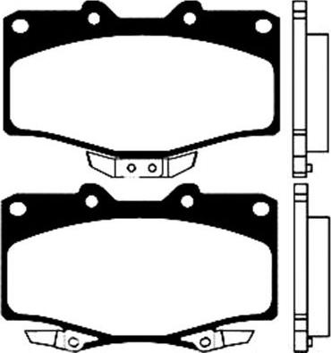 Kavo Parts BP-9036 - Bremžu uzliku kompl., Disku bremzes adetalas.lv