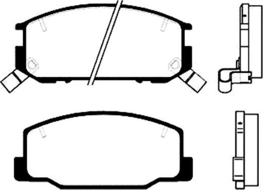 Kavo Parts BP-9021 - Bremžu uzliku kompl., Disku bremzes adetalas.lv