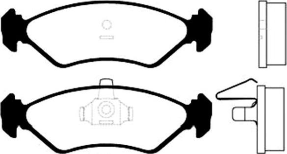 Kavo Parts BP-4528 - Bremžu uzliku kompl., Disku bremzes adetalas.lv