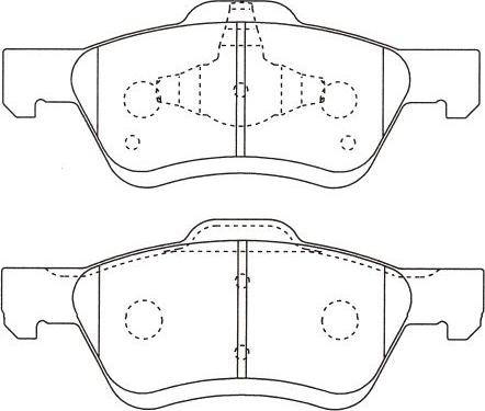 Kavo Parts BP-4577 - Bremžu uzliku kompl., Disku bremzes adetalas.lv