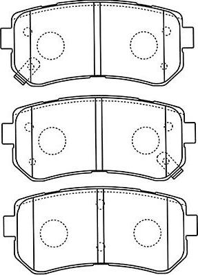 Kavo Parts BP-4018 - Bremžu uzliku kompl., Disku bremzes adetalas.lv